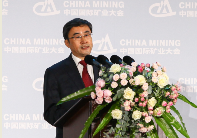 The Hon. Ling Yueming addressed in the Opening Ceremony of CHINA MINING 2020